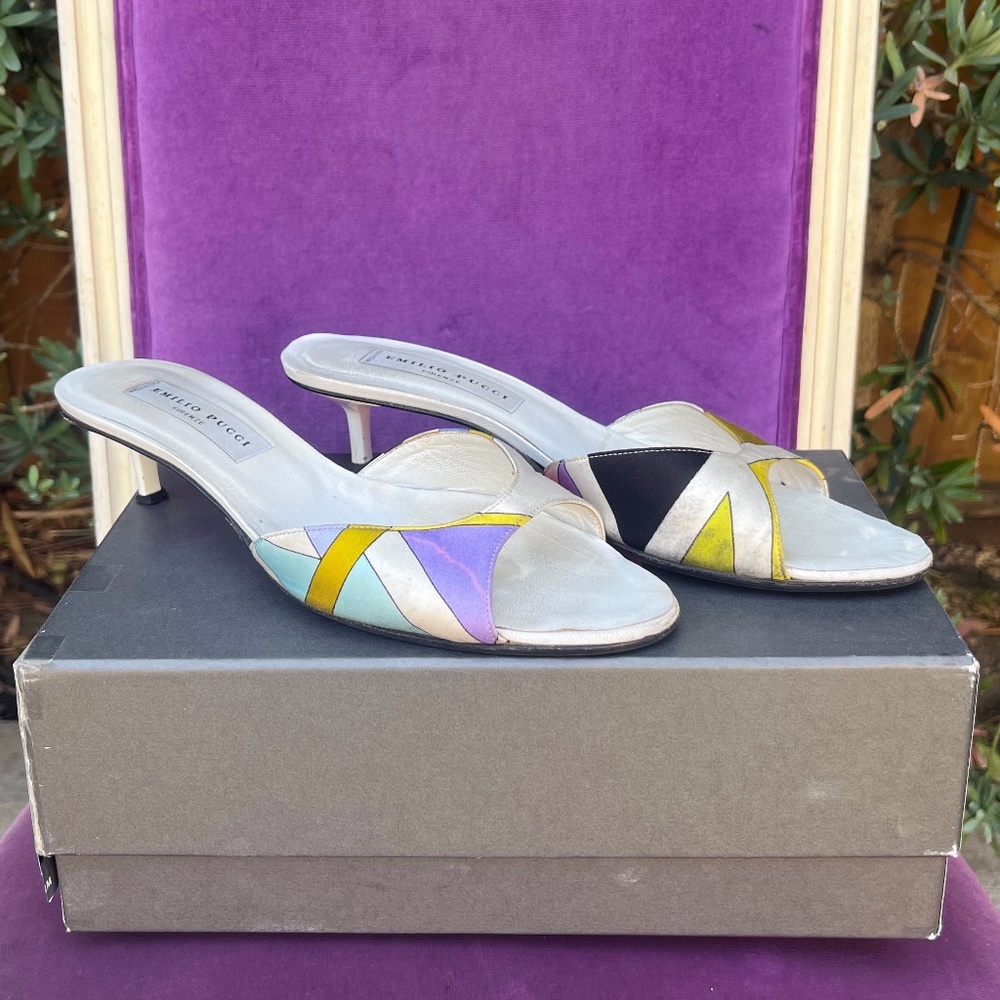 Emilio Pucci Vintage kitten heels (size 38)